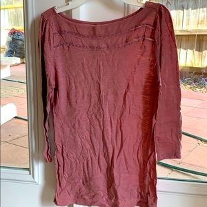 Light pink long sleeve top